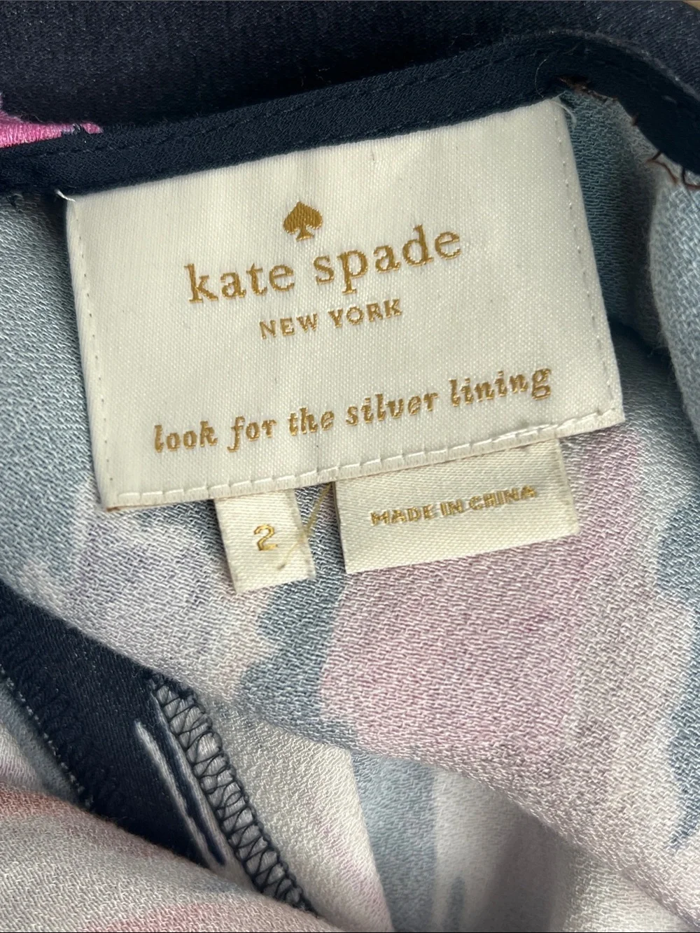 Kate Spade New York Floral Shift Dress Size 2